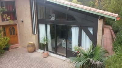 Fermeture de grange menuiseries aluminium sur mesure véranda �  Balma