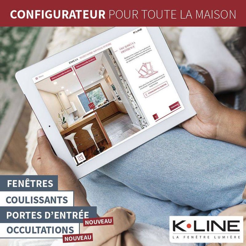 Configurateur tout en un pour les menuiseries K.LINE