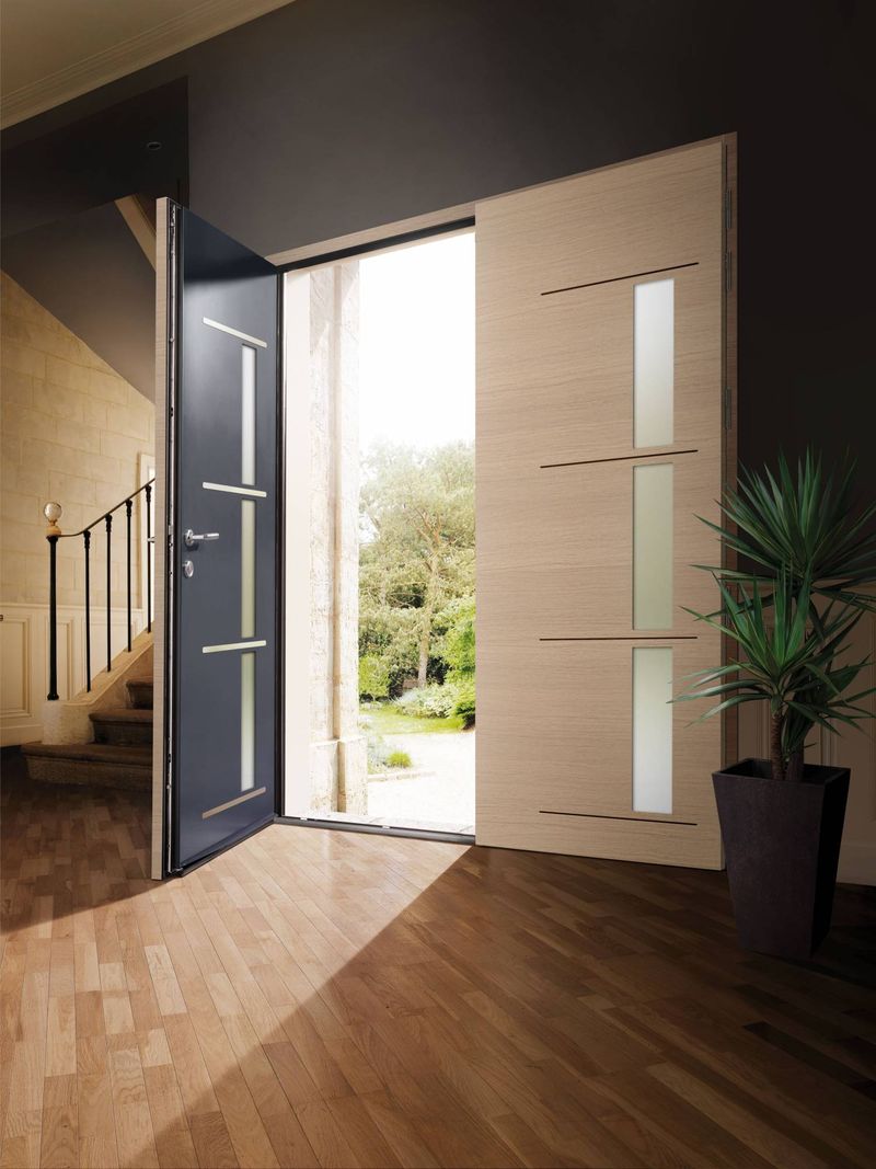 Porte monobloc de 89mm modèle PASSERELLE intérieur bois Gamme BALADE